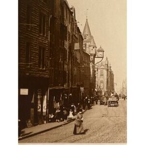Atq RPPC Postcard Ephemera Early 1900s Picture Judges LTD Edinburgh Canongate